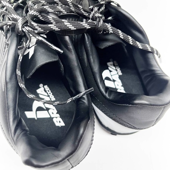 NEW BRAVA Exempt Turf Soccer Cleats Black/Gray Mens Size 7.5 - Picture 4 of 6